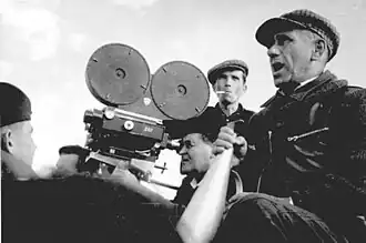 На съёмочной площадке