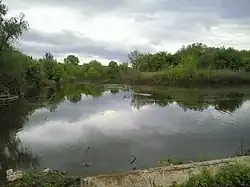 Река Аксенец, протекающая через хутор Тормосин