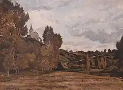 Река Ауманс в окрестностях Эриссона. Ок. 1870. Холст, масло. Национальный музей Сербии, Белград