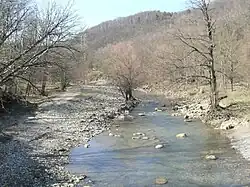 Вид с моста в пос. Новосадовый