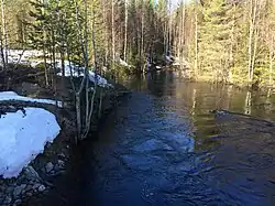 Вид против течения.