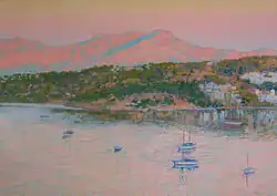 Розовый восход. Бодрум. Холст, масло 67 × 93 см. 2008