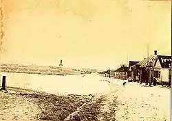 Восточная сторона кладбища