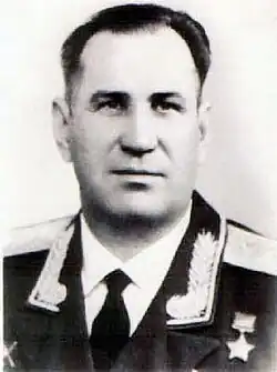 Начальник Минского суворовского училища,генерал-майор Ф. А. Рудской