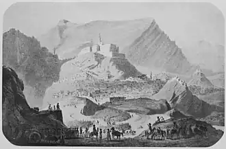 Русские войска перед Баязетом