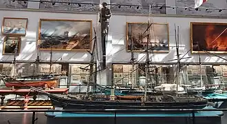 Модель корвета «Рысь» из коллекции ЦВММ