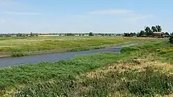 Вид на реку летом 2010 года