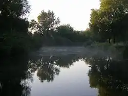 Река в пгт Сосница