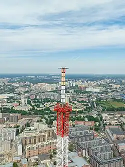 ДМВ-антенна (шпиль) телебашни