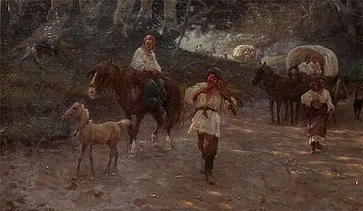 Цыганский табор