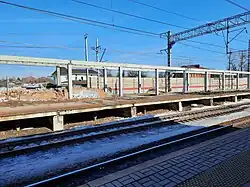 Северная (недействующая платформа) в ходе работ по её демонтажу, март 2023 год