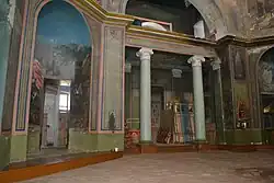 Северная сторона холодной части церкви