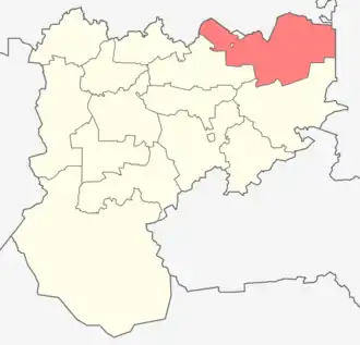 Селетинский район на карте