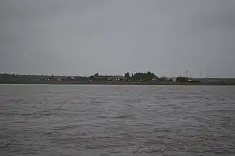 Вид на село со стороны реки Харыынка