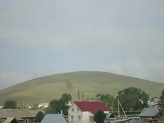 Вид на гору из села Старый Сибай