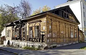 № 15 — дом князя А. П. Чегодаева (пострадал от пожара).