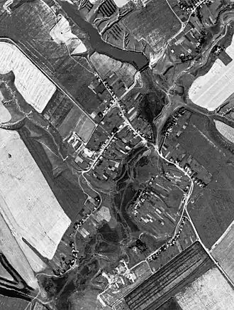 Спутниковая съёмка села Семейкино. 1972 год