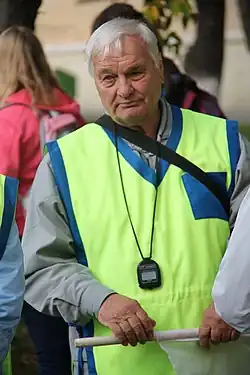 Семёнов Борис Андреевич за судейской работой