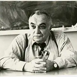 Сергей Петрович Поляков в аудитории МГУ в 2006 году