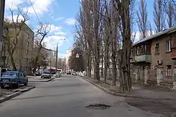 Серповая улица в Киеве (апрель 2011 года)