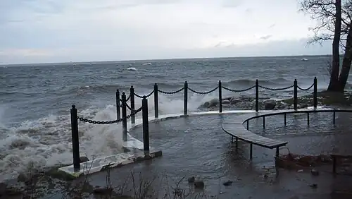 Наводнение в парке Дубки