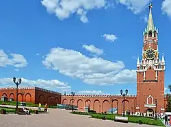 Сквер на месте Вознесенского и Чудова монастырей в Московском Кремле, 2016 год