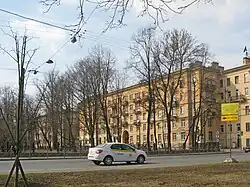 Вид с проспекта Обуховской Обороны