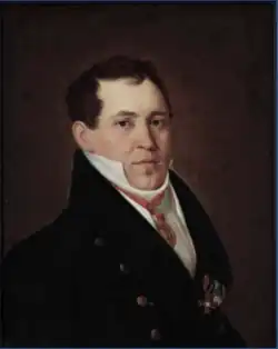 портрет работы неизвестного художника, около 1820 г. (ГМ А. С. Пушкина)