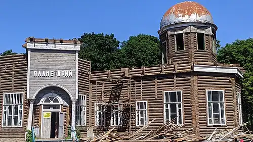 Левое крыло после снятия обшивки