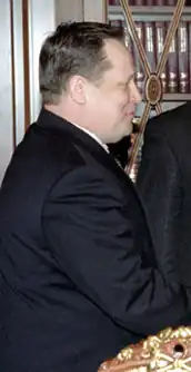 Солтаганов на встрече с Фрадковым и Путиным. 2001 год