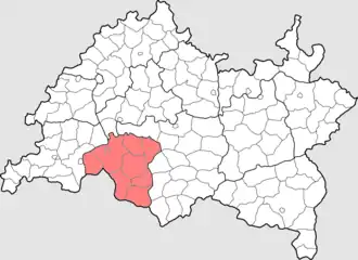 Спасский кантон на карте