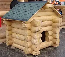 Сруб собачьей конуры