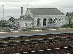 Здание станции в 2022 году