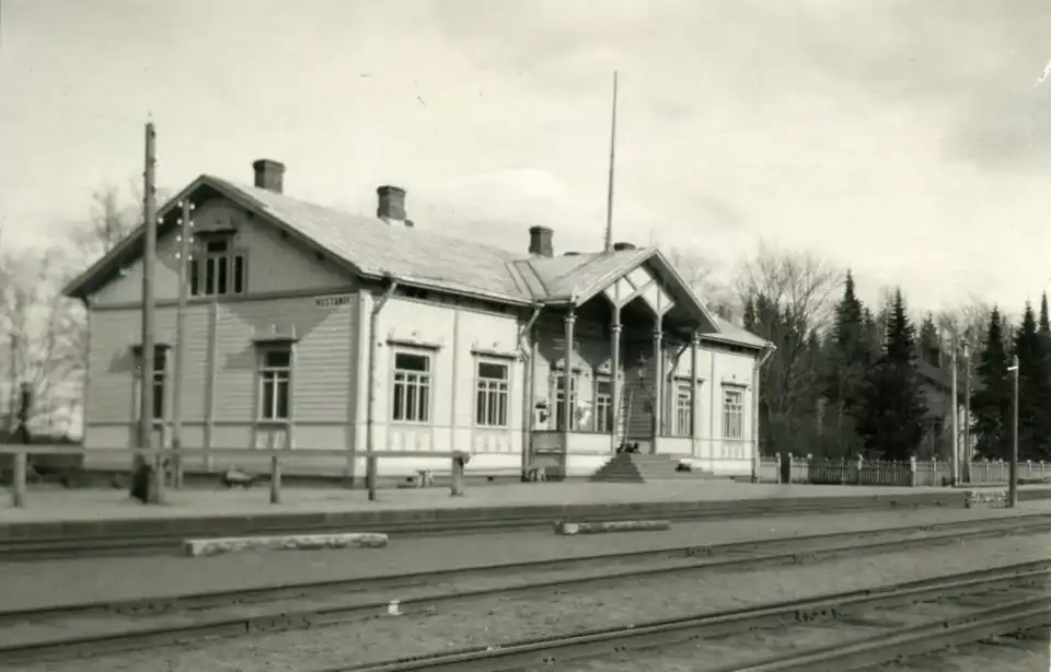 Станция Мустамяки. 1920 год