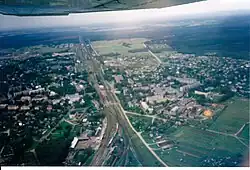 Железнодорожная станция Тапа, вид с востока. 1998 год.