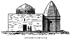 Рисунок мечети и мавзолея