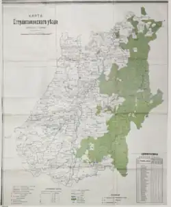 Стерлитамакский уезд на карте