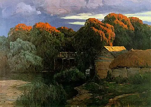 Закат. Мельница (1906)