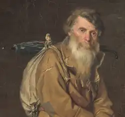 Лицо героя картины