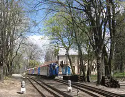 Станция «Парковая» Львовской детской железной дороги