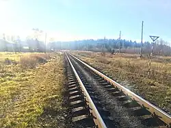 Вид в сторону ст. Хийтола