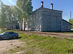 Здание депо.