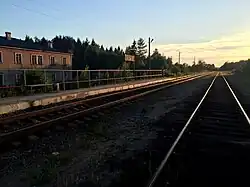 Вид в сторону ст. Питкяранта.