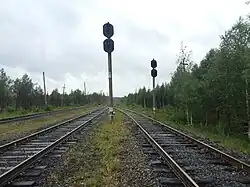 Вид на юг, в сторону ст. Пенинга.