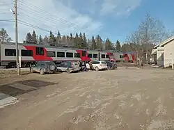 "Ласточка" на станции.