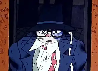 Кот, идущий на работу вместо своего хозяина