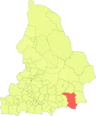 Талицкий районТалицкий городской округ на карте