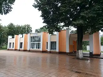 Здание вокзала на станции Талька