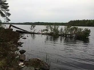 Западная оконечность озера