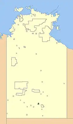 Таун оф Алис-Спрингс на карте